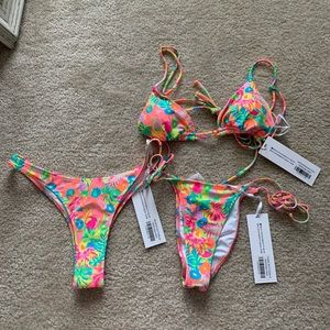 White Fox Three piece Bikini